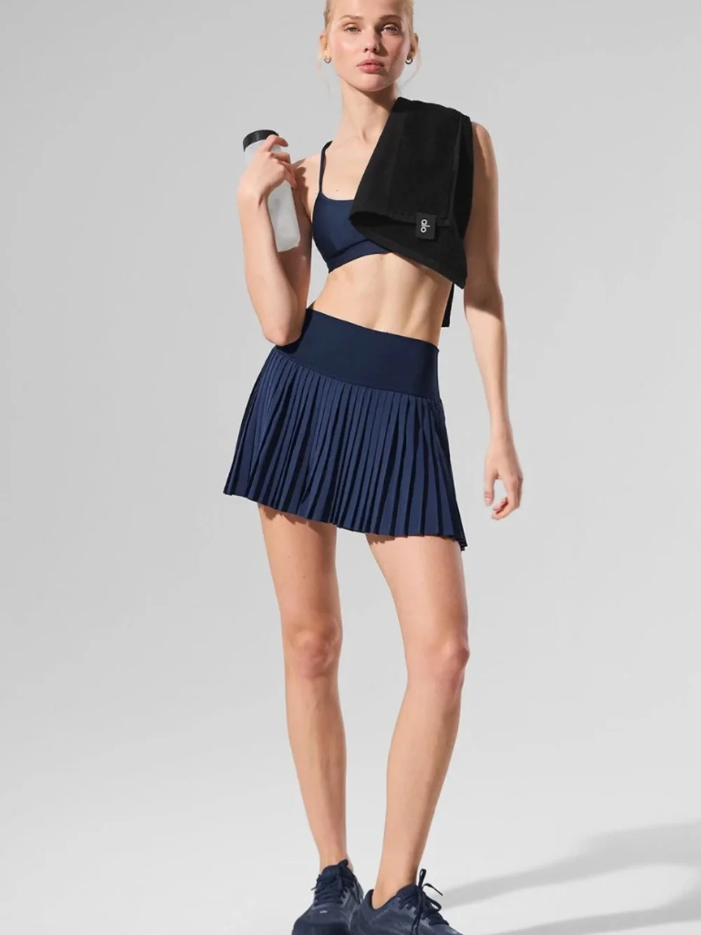 ALO Yoga Grand Slam Pleated Tennis Skirt (Navy, XS) NEW Never worn